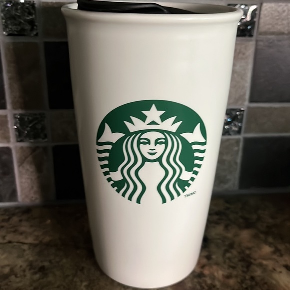 NWOT Starbucks University of Washington Ceramic Tumbler - Picture 4 of 7